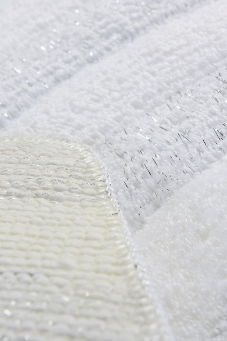 Mijölnir Wave - White Juego de Alfombras de Baño Acrílicas